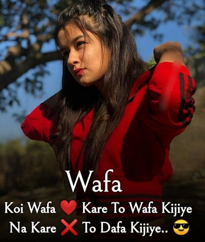 attitude status for girls in Hindi
